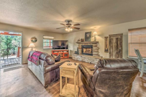Pet-Friendly Ruidoso Cabin with Fire Pit and Deck